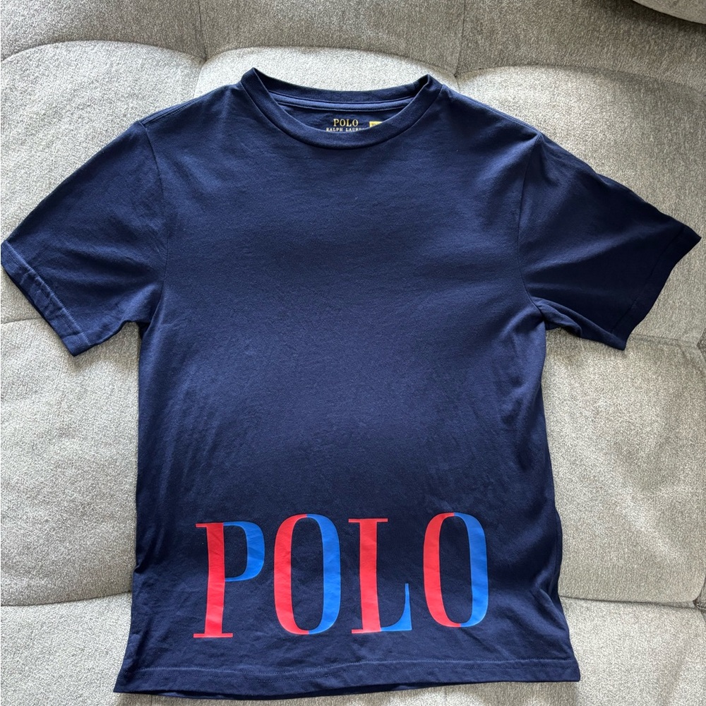 Polo by Ralph Lauren Kids T-Shirt in Navy with Bold Logo